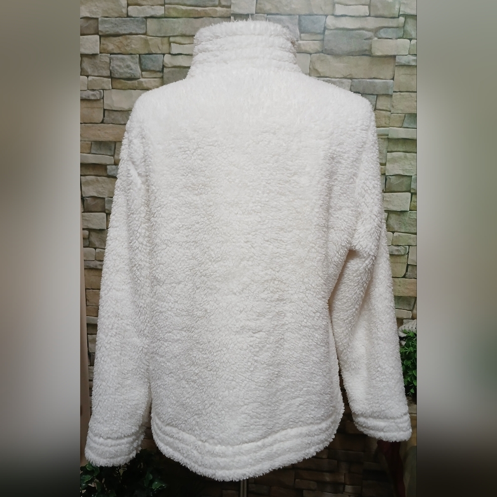 Free Country Sierra Butter Pile II Womens Teddy Faux Fur Full Zip Jacket XL - Picture 3 of 8